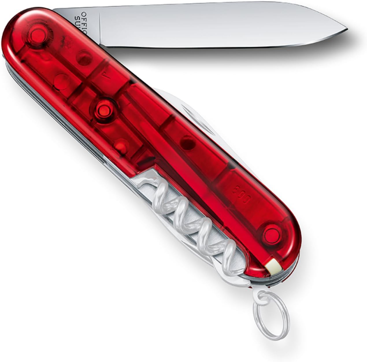 Victorinox Swiss Champ Swiss Army Knife, 33 Functions, Swiss Made Pocket Knife with Large Blade, Screwdriver, Chisel and Combination Pliers - Red