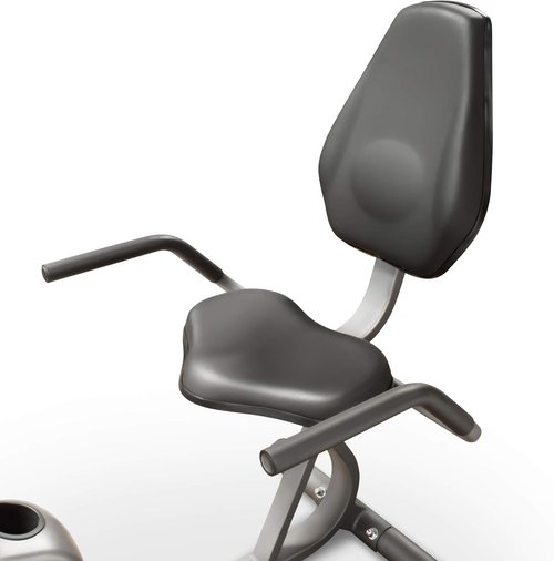 Marcy Magnetic Recumbent Bike with Adjustable Resistance and Transport Wheels NS-716R, 11.00 x 22.00 x 31.00"