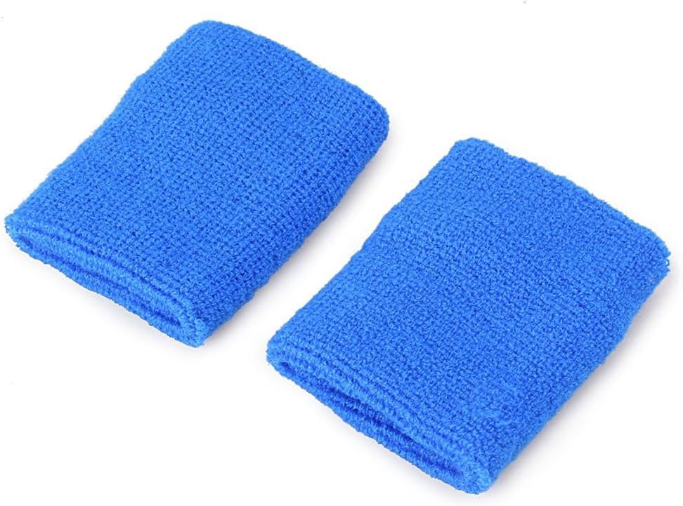 Mallofusa 10 Pack Colorful Sports Basketball Football Absorbent Wristband Party Outdoor Activity