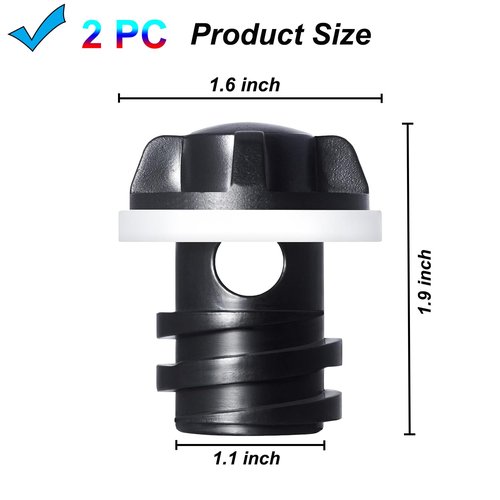 Cooler Drain Plugs Replacement for YETI Cooler, Drain Plug Cooler Plug Also Compatible with RTIC Coolers Leak-Proof Accessories 1pcs