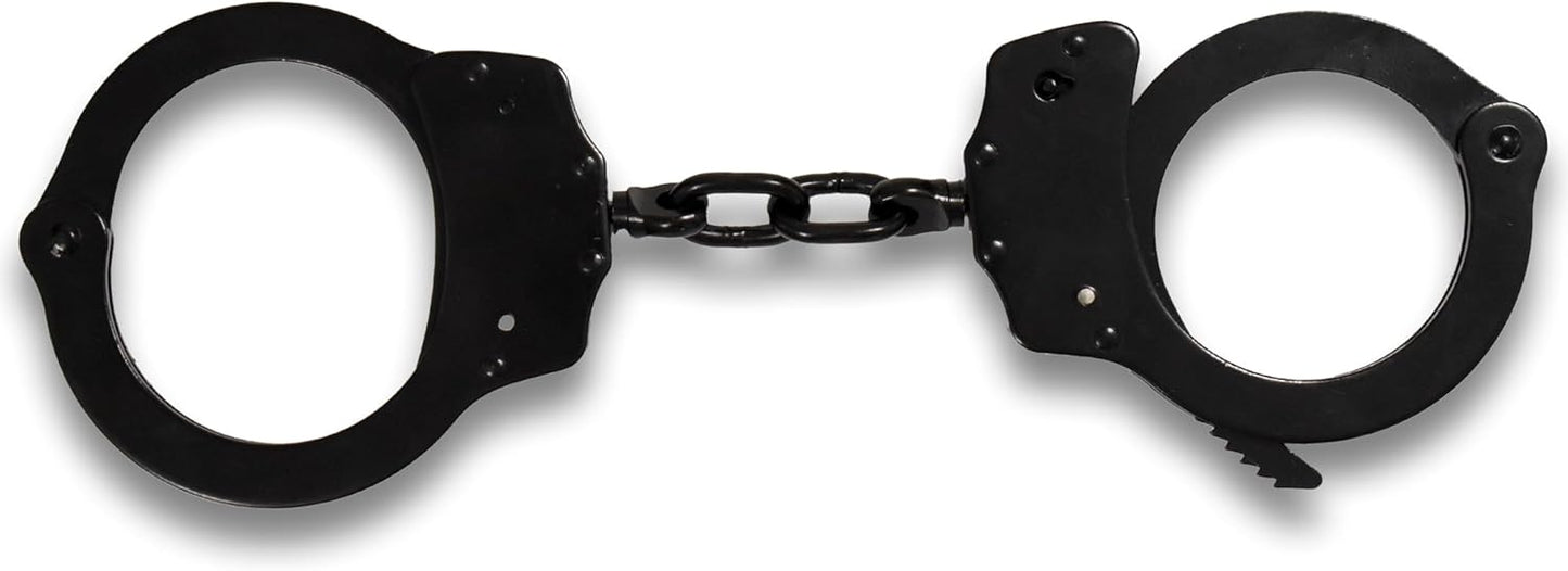Snake Eye Tactical Steel Handcuffs with Two Keys Heavy Duty Steal Professional Grade | Secure Handcuffs.