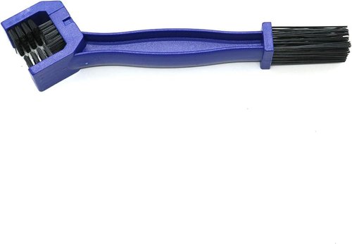Bike or Motorcycle Chain Washer, Cleaning Brush 2 Pcs (Color, Blue and Red)