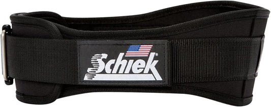 Schiek Sports Model 2004 Nylon 4 3/4" Weight Lifting Belt - Black
