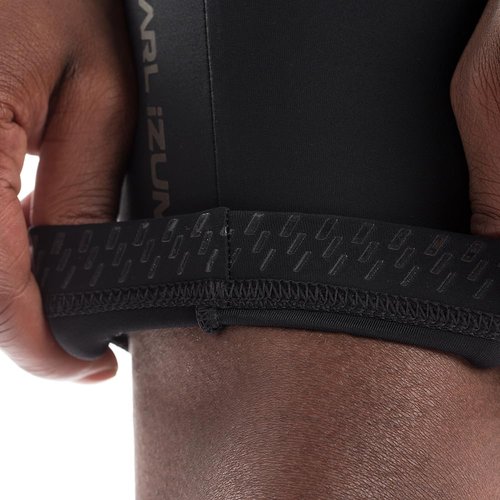 PEARL IZUMI Cycling Bib Biker Shorts for Men 10.5” (inches). Podium Padded Bike Shorts, Breathable with Reflective Fabric Black