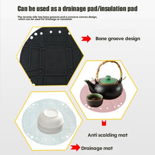 RoseFlower Collapsible Bowl, Portable Customizable Shapes Silicone Collapsible Bowls for Camping, Foldable into a Bowl, Plate, or Cup, Space Saving, Camping, RVs Essentials (Black)