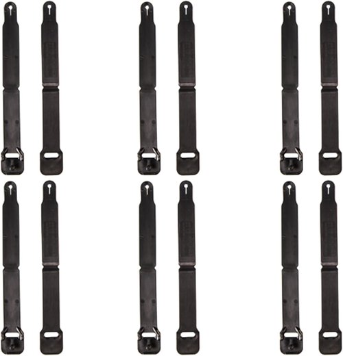 High Speed Gear - Short Clips, Police Gear & Military Gear - Belt, PALS & MOLLE Clips (12 Pack)