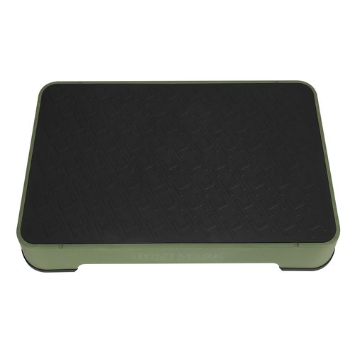 HUNTMARK Dog Training Place Board - Durable Hunting Dog Training Platform - Non-Skid Surface and Nonslip Feet - Stackable, Portable Agility Platform - Modern Puppy Trainer Equipment (Green)