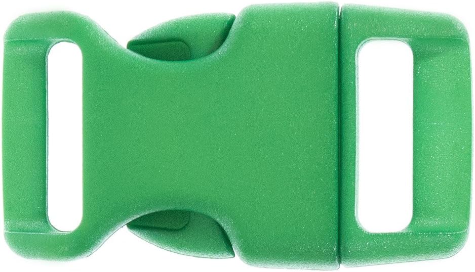 Paracord Planet 5/8 Inch Contoured Side Release Buckle (Black Cat, 10 Pack)