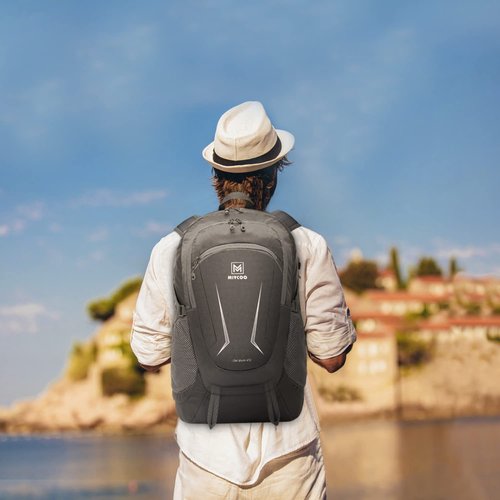 Lightweight Backpack for Men Women Foldable Packable Hiking Travel Backpack Outdoor Camping Waterproof Daypack 45L Grey