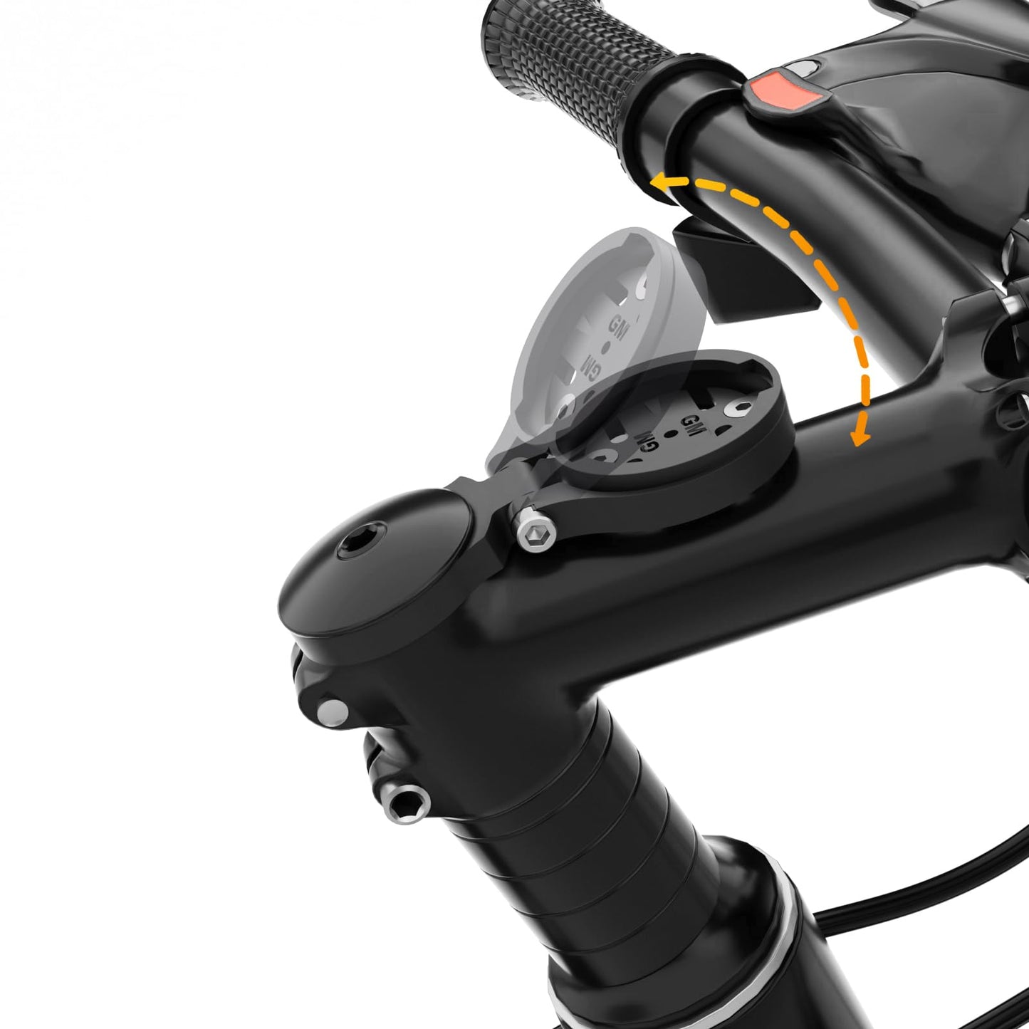 Garmin Bike Mount - Adjustable Cycling Computer Mount for Road/Mountain, Compatible with Garmin, Wahoo, Bryton, Cateye GPS & Speedometer