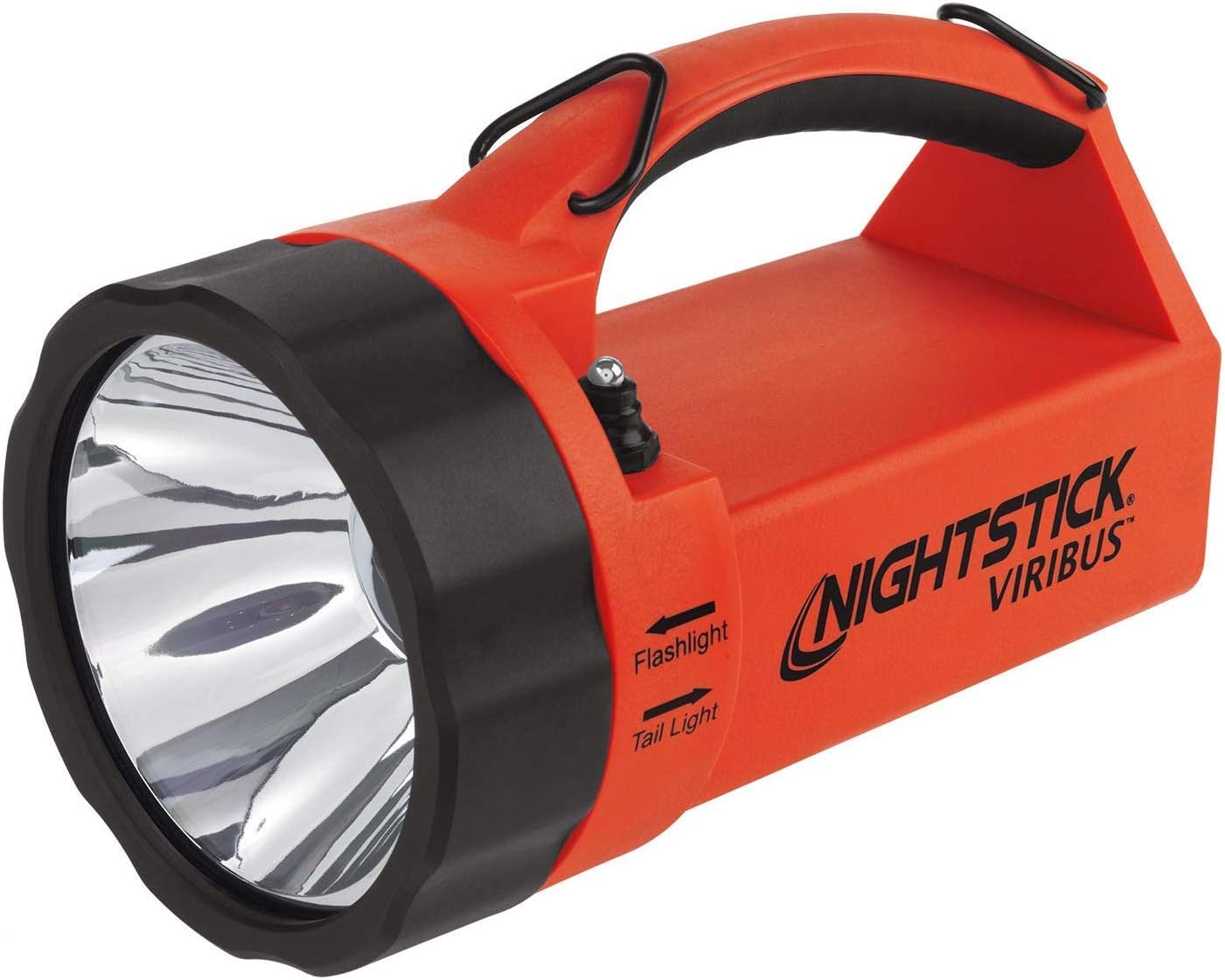 Nightstick XPR-5580G Viribus 80 Intrinsically Safe 300 Lumens Dual-Light Lantern, Flashlight, Floodlight, Strobe Light | Rechargeable Firefighter Industrial Flashlight [Green/Black]