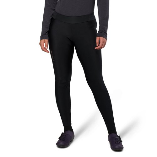 PEARL IZUMI Women's Quest Thermal Cycling Tights, Thigh Cargo Pockets & Ultra-Soft Thermal Fleece Fabric, Levitate Chamois for Comfort & Support, Black, Large
