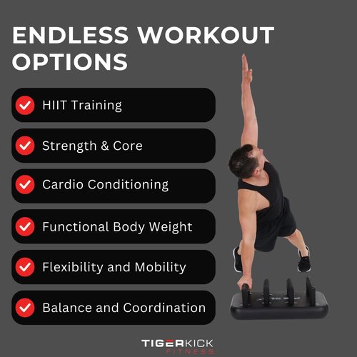 TKTool Mobile Gym Multi-Purpose Training Tool at Home, Gym, Indoor or Outdoor Total Body Workouts for HIIT, Strength, Core, Cardio Conditioning, Functional Bodyweight