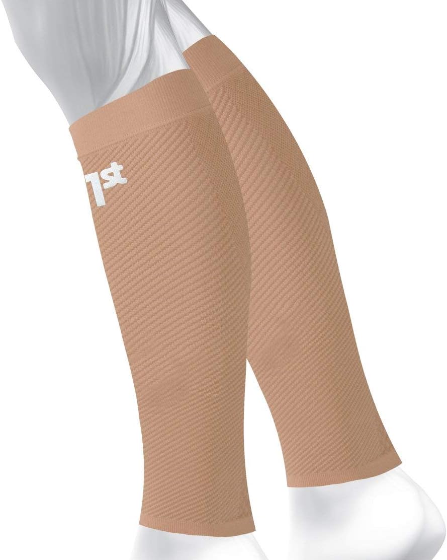 OS1st Calf Compression Sleeves for Men & Women relieves shin splints, leg fatigue and reduces recovery time