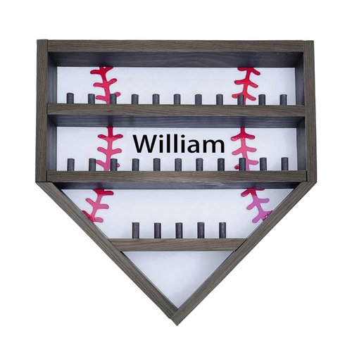 Personalized Baseball Ring Holder, Custom Name Baseball Ring Display Case Display, Championship Ring Display Case, Storage Rack for Collecting and Organizing Sports Memorabilia