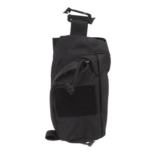 Tactical Molle Accessory Pouch, Backpack Shoulder Strap Bag with Zipper Pocket Multifunctional EDC Tool Pockets Shoulder Strap Attachment Zipper Pocket for Belt Outdoor Sport Hunting(Black)
