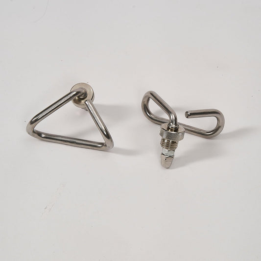 GEKU FIT Resistance Bands Bar Accessories, Fitness Handles, Detachable Workout Bar Attachment，Only Available for GEKU FIT’s Products (Enlarged Hook x 2)