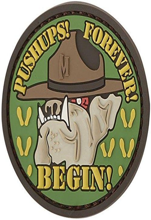 MAXPEDITION Devil Dog Tactical Patch - Durable Embroidered Military Badge