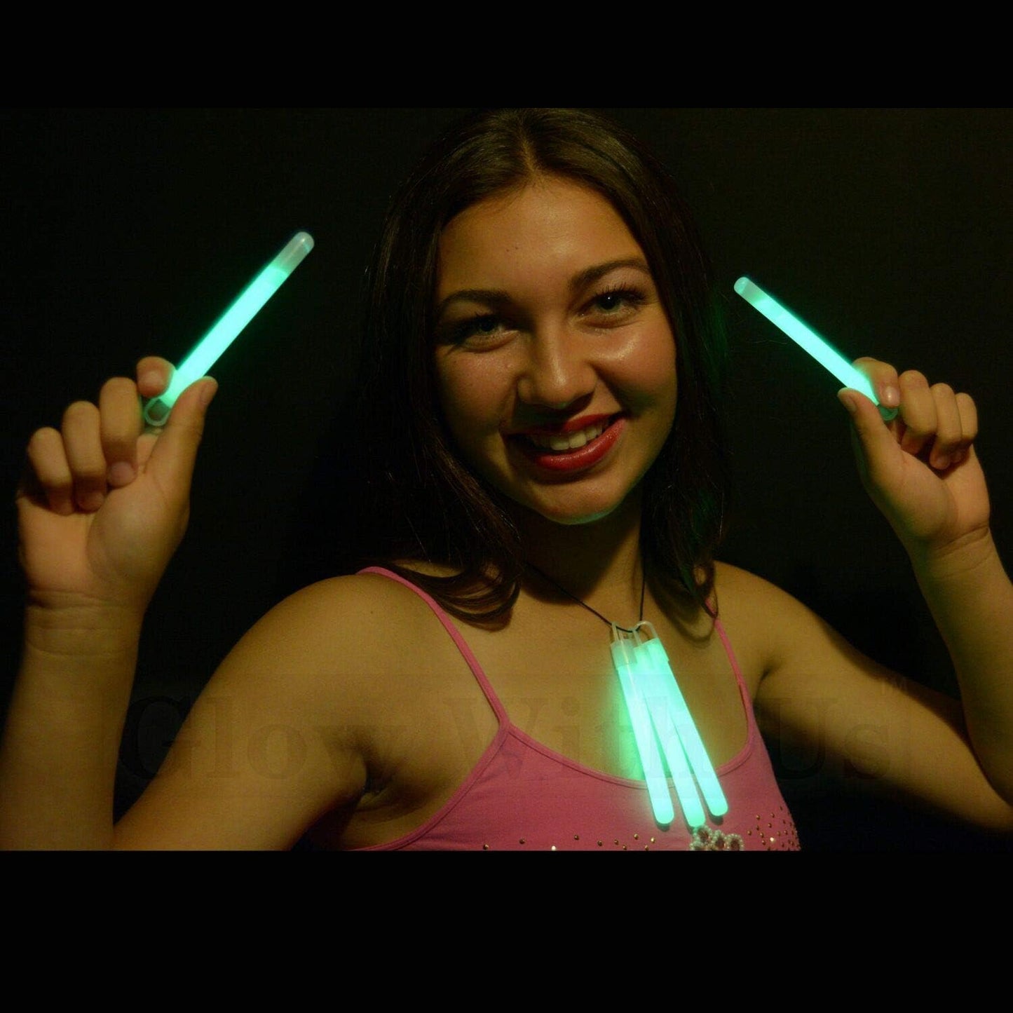Glow Sticks Bulk Wholesale, 50 4” Blue Glow Stick Light Sticks. Bright Color, Kids Love Them! Glow 8-12 Hrs, 2-Year Shelf Life, Sturdy Packaging, GlowWithUs Brand