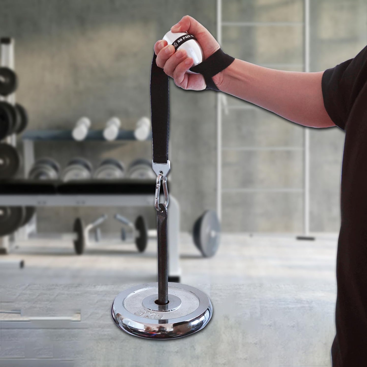 Aluminum Alloy Elliptical Wrist Ball Trainer for Arm Wrestling and Grip Strength-Durable Wrist and Forearm Exerciser with Non-Slip Grip for Strength Training, Pronation, Supination, and Rehabilitation