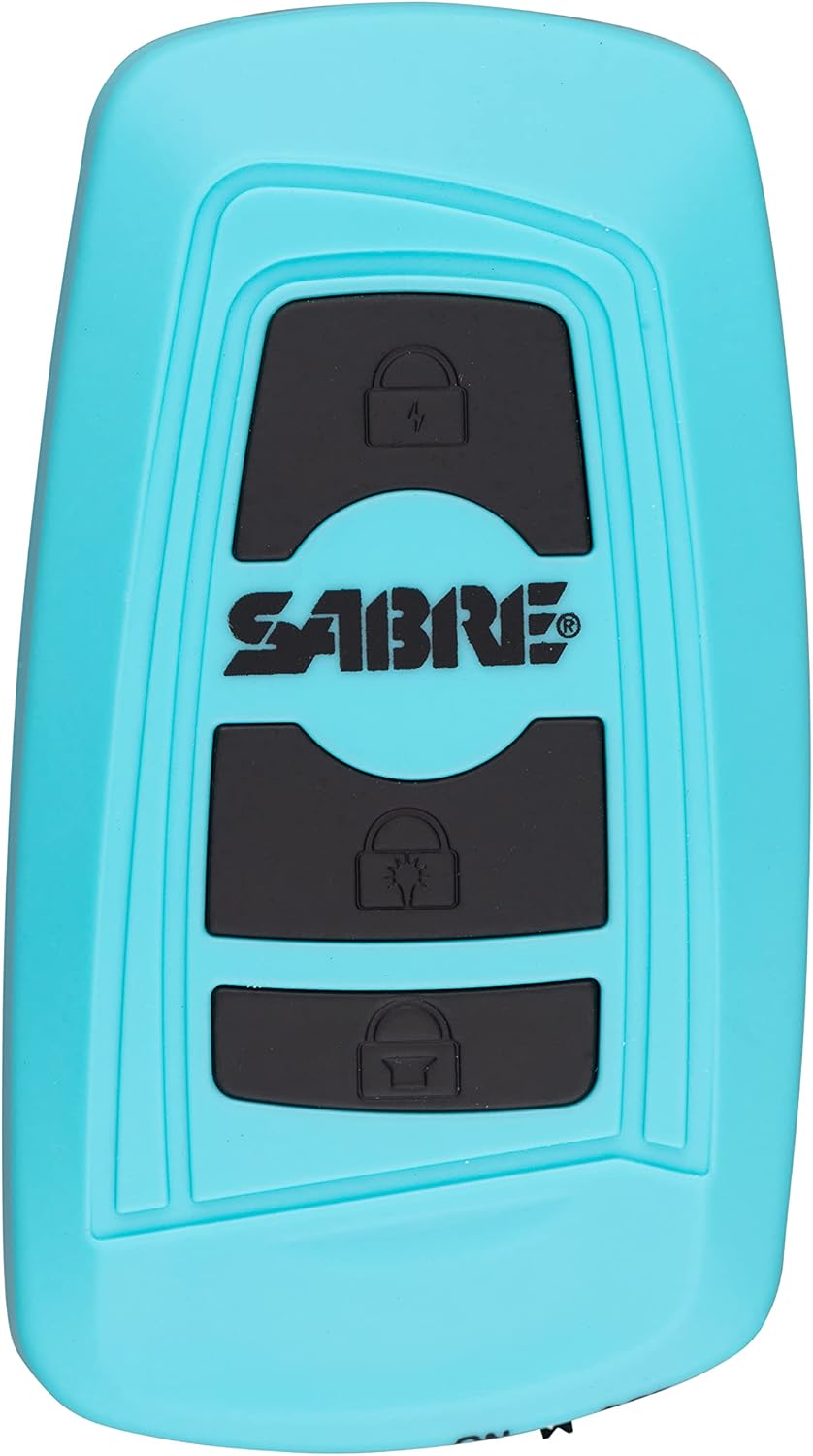 SABRE Stun Gun 3-In-1 Safety Tool, 1.154 Microcoulombs (µC) Charge, 115 dB Personal Alarm, Audible Up To 1,000-Feet (305-Meters), 70 Lumen Flashlight, Includes Wrist Strap