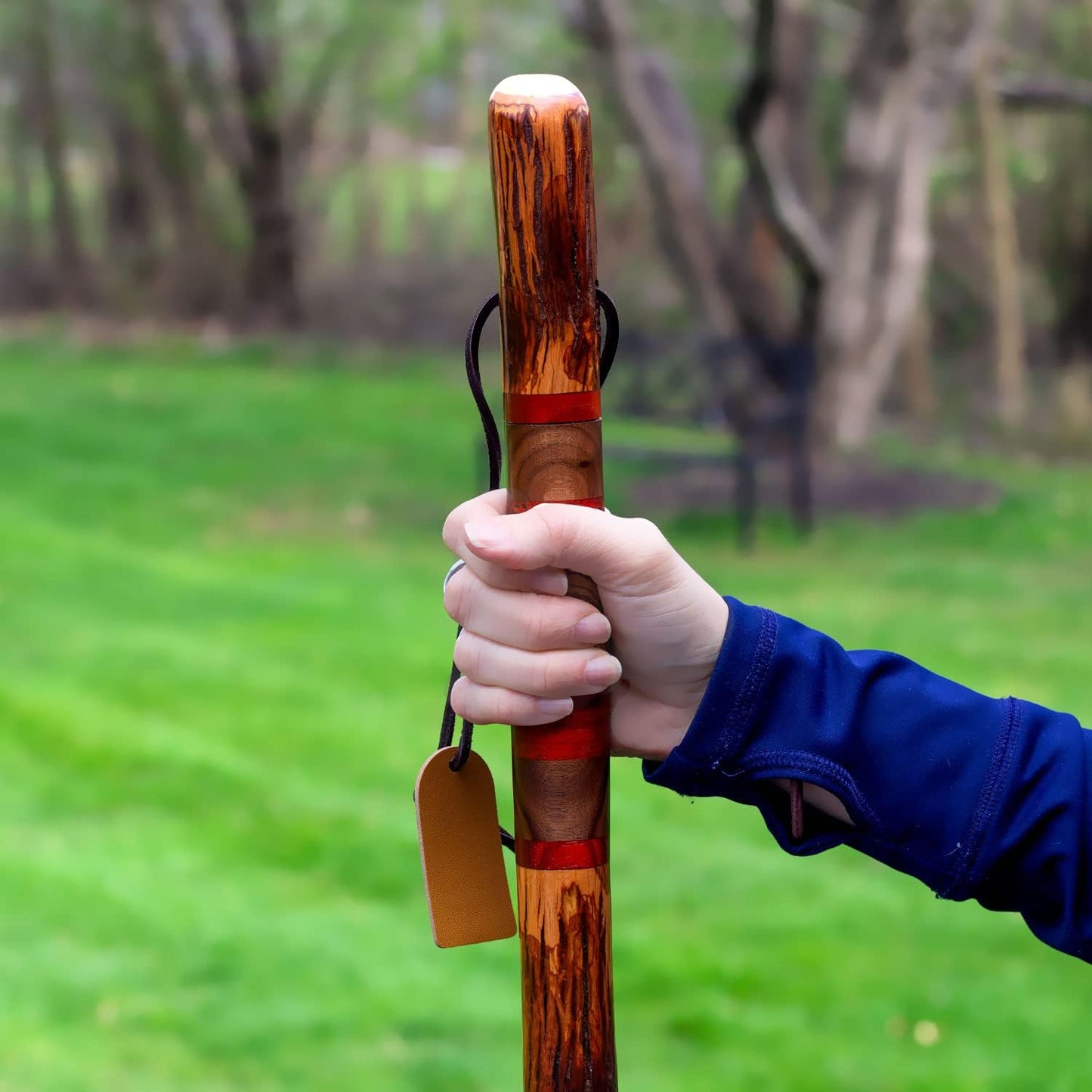 Brazos Rustic Wood Walking Stick