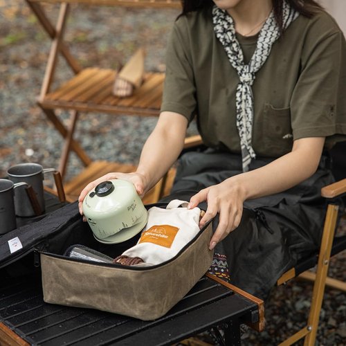 Naturehike Storage Bag for 2 Burner Folding Camping Stove, Multifunctional Outdoor Camping Storage Organizer