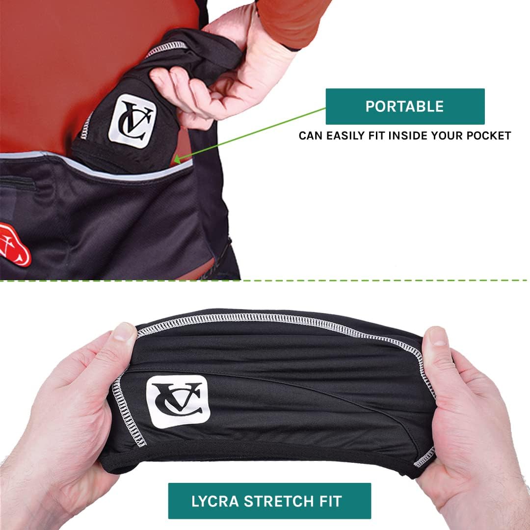 Windproof Fleece Lined Skull Cap Beanie for Cycling & Running - VeloChampion Thermo-Tech