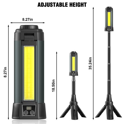 lifancy Camping Lantern Rechargeable-High Brightness LED Lantern Camping Essentials Lights-Portable Camp Lamp and Flashlight - Collapsible and scalable Camp Lights for Hiking,Camp,Emergency Lighting
