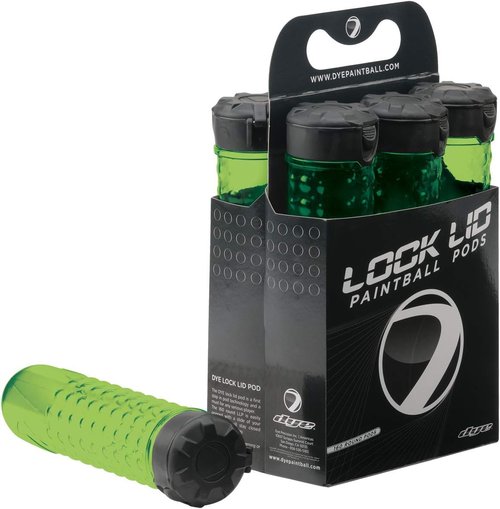 Locklid 160 Round Paintball Pod by Dye Precision - Durable & Secure Storage