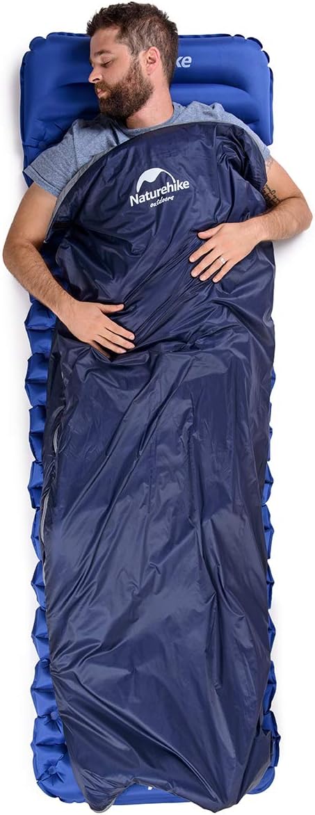 Naturehike Lightweight Compact Sleeping Bag, Envelope Ultralight Backpacking Sleeping Bag Portable, Waterproof, Comfort with Compression Sack for Cold&Warm, Camping, Traveling, Hiking