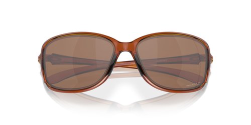 Oakley Women's OO9301 Cohort Rectangular Sunglasses, Dark Amber/Prizm Tungsten Polarized, 62 mm