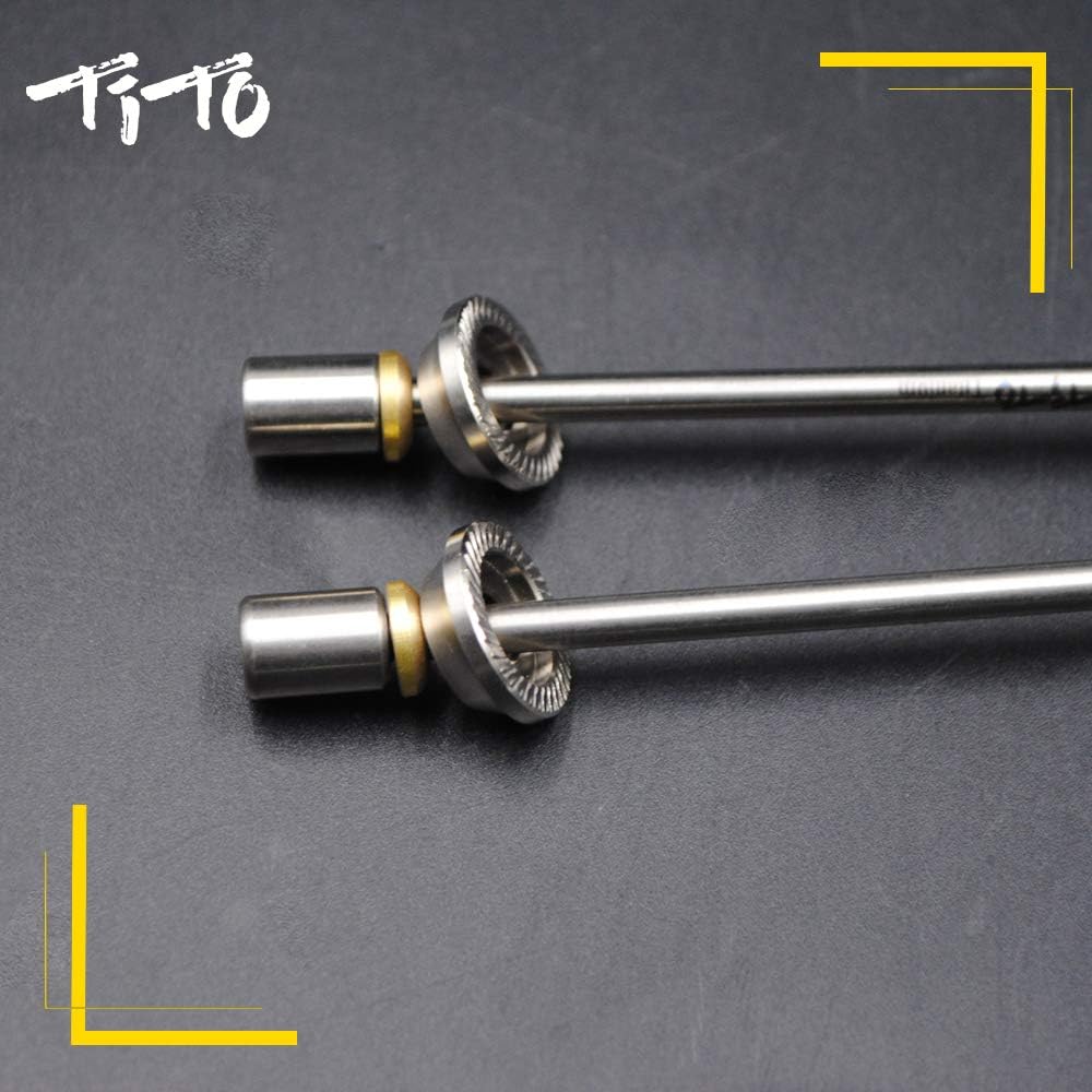 TiTo 1 Pair Lightest Titanium Quick Release for Road Bike MTB Wheels hub Mountain Bicycle