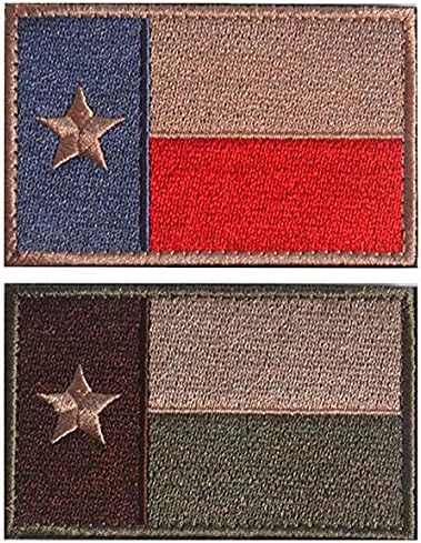 Texas State Flag Tactical Patch - WZT Morale Embroidery for Gear & Apparel