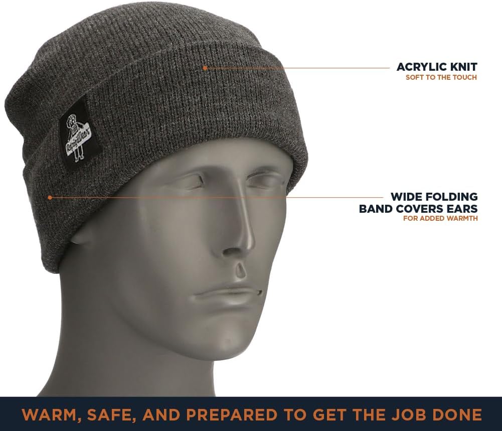 RefrigiWear Watch Cap Knit Beanie for Men and Women, One Size Fits Most, (Color)