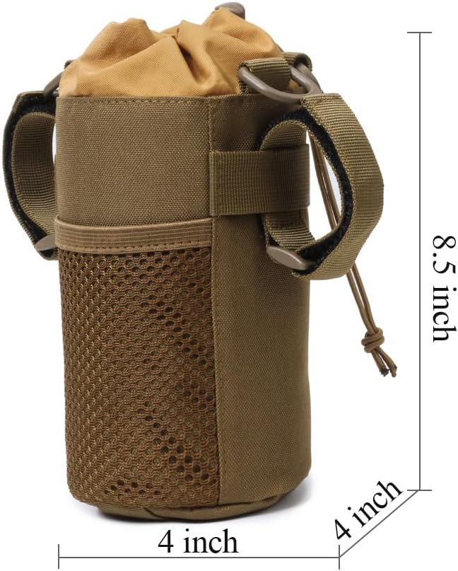TEGOOL Water Bottle Sleeve Bag Holder Tactical Pouch