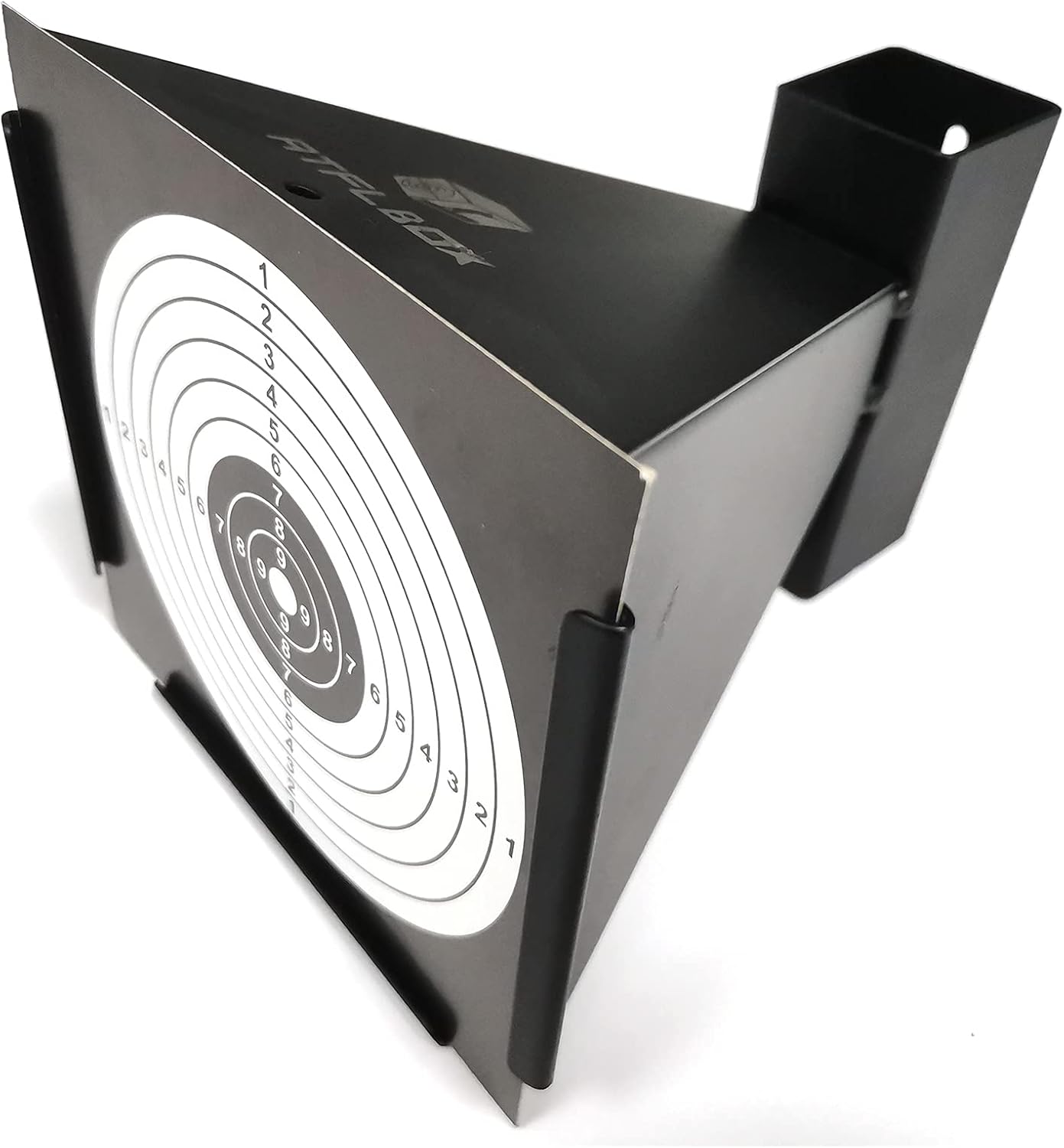 Atflbox BB Gun Trap with 50pcs Paper Target Bullet Catcher Shooting Target for Airsoft, Pellet, Rifle