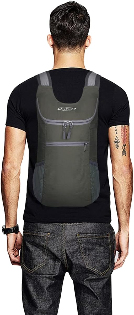G4Free Lightweight Packable Hiking Backpack for Men Women Small Hiking Daypacks Foldable Shoulder Pack Casual Outdoor Bag 11L