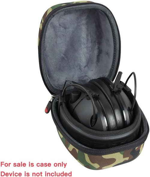 Hermitshell Hard Travel Case Bag for Peltor Sport Tactical 100/300 / 500 Electronic Hearing Protector Electric Earmuff