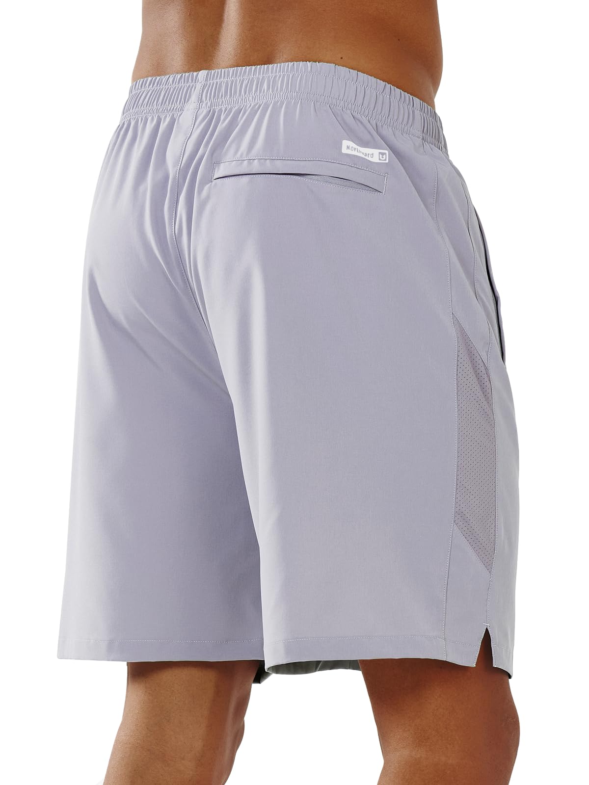NORTHYARD Men's Running Athletic Shorts 5"/ 7"/ 9" Workout Gym Short Tennis Quick Dry Active Sport Hiking Basketball-7'' Stone-L