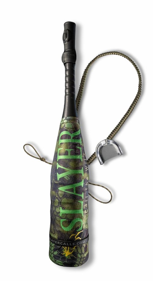 The Enchantress - Elk Slayer | Push Button Elk Call for Realistic Cow Elk Sounds | Collection Bundle: Call, Bugle, Strap, & Replacement Reed
