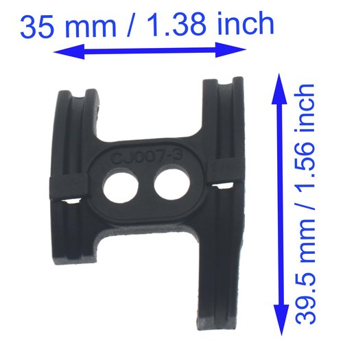 LBTODH 2 PCS Bike Cable Holder YF007-3 Bike Bottom Bracket Cable Guide Black Anti Friction Bicycle Accessories for Most Mountain and Road Bikes