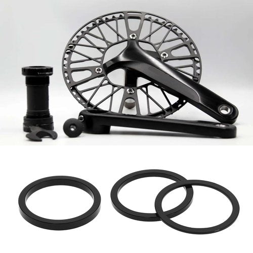 ECSiNG 12pcs Bike Bottom Bracket Gasket Bicycle Crank Crankset Bottom Spacer Crankset Shim Washers Parts Road Accessories for BB86/91/92/BB30/PF30, 24mm