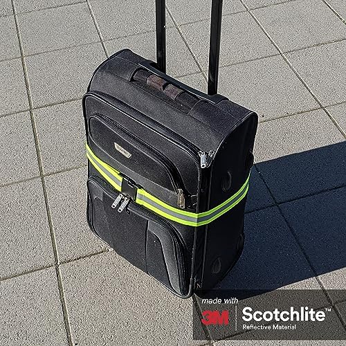 Salzmann Multi-Purpose Reflective Running Belt - Adjustable High-Visibility Strap - Made with 3M Scotchlite