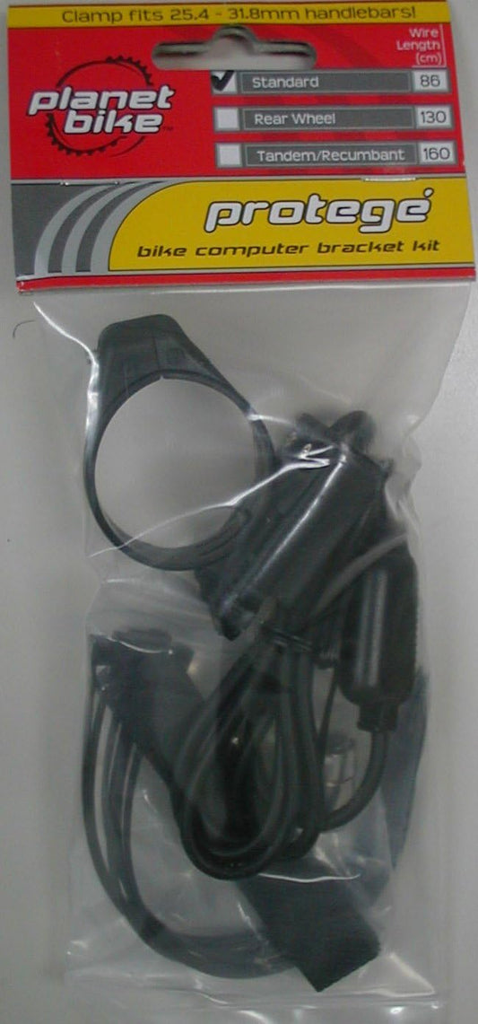 Planet Bike Protegé bike computer bracket (86cm wire & hardware)
