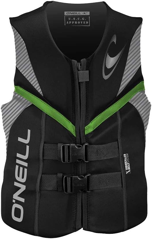 USCG Approved O'Neill Men's Reactor Life Vest - Comfortable & Durable Water Safety Gear
