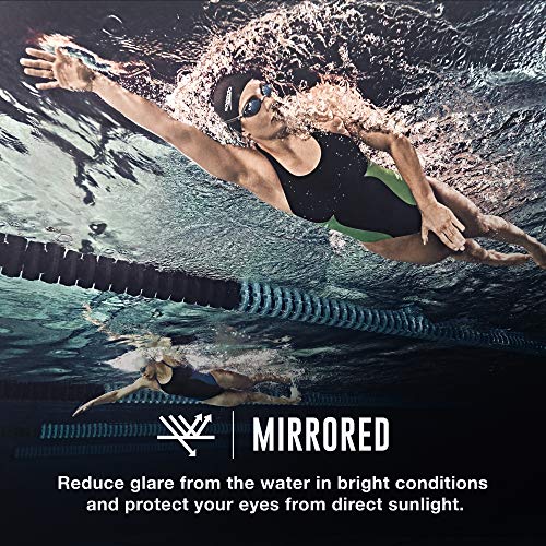 Speedo Women's Mirrored Vanquisher 2.0 Swim Goggles - Silver Ice