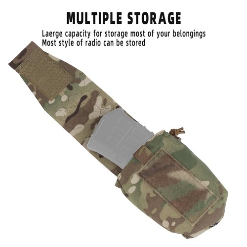 Multi Purpose MOLLE Pouch/Military Radio Bag/Walkie Talkie Pouch,Tactical Chest Hang Magazine Pouches
