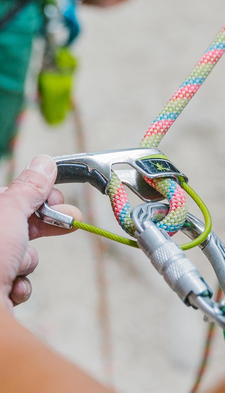 Edelrid Jul 2 - Aseguradores escalada - verde/Plateado 2017
