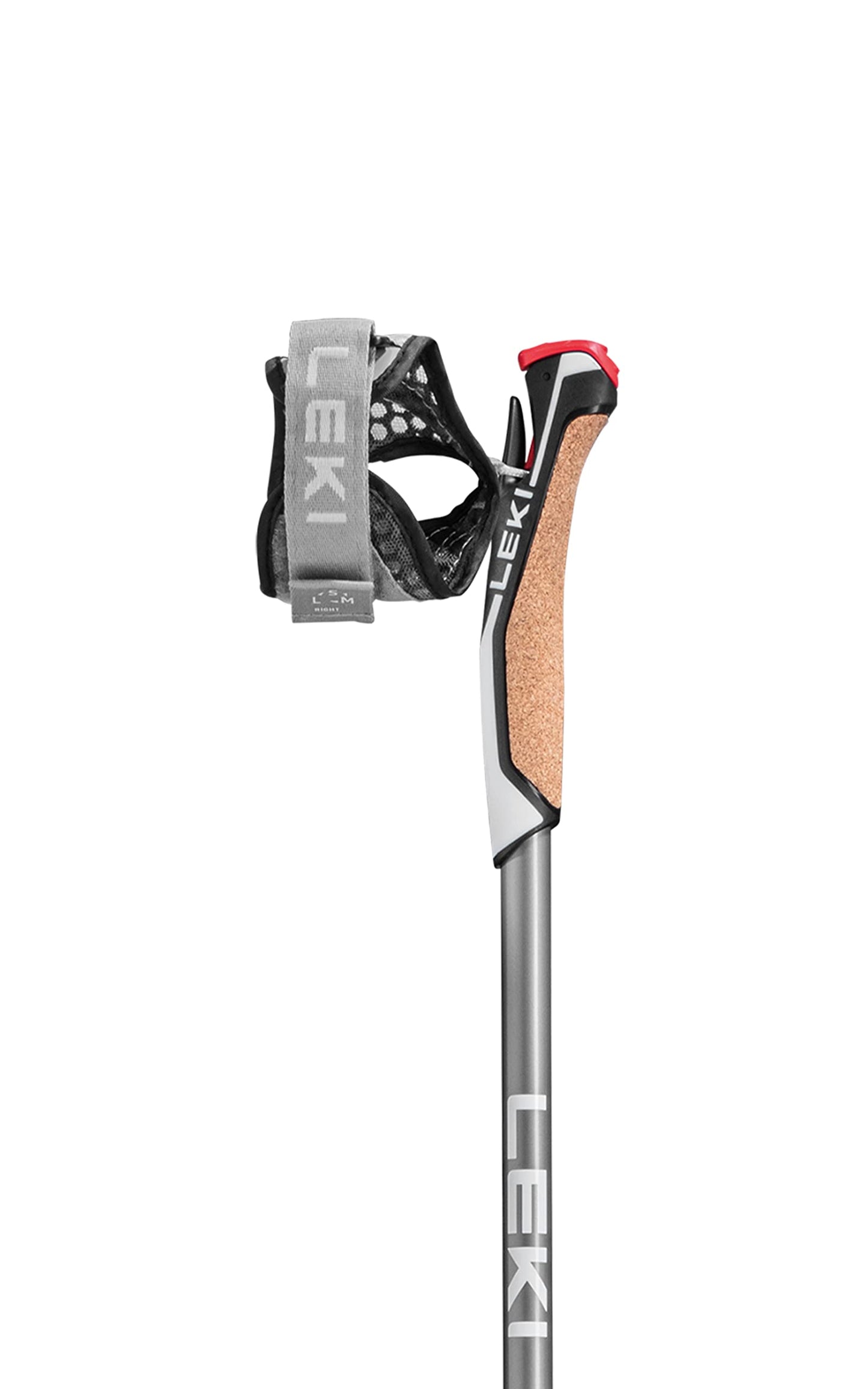 LEKI Traveller Carbon Adjustable Lightweight Trekking Poles for Hiking & Nordic Walking - Blue-Anthracite-White - 90-130 cm